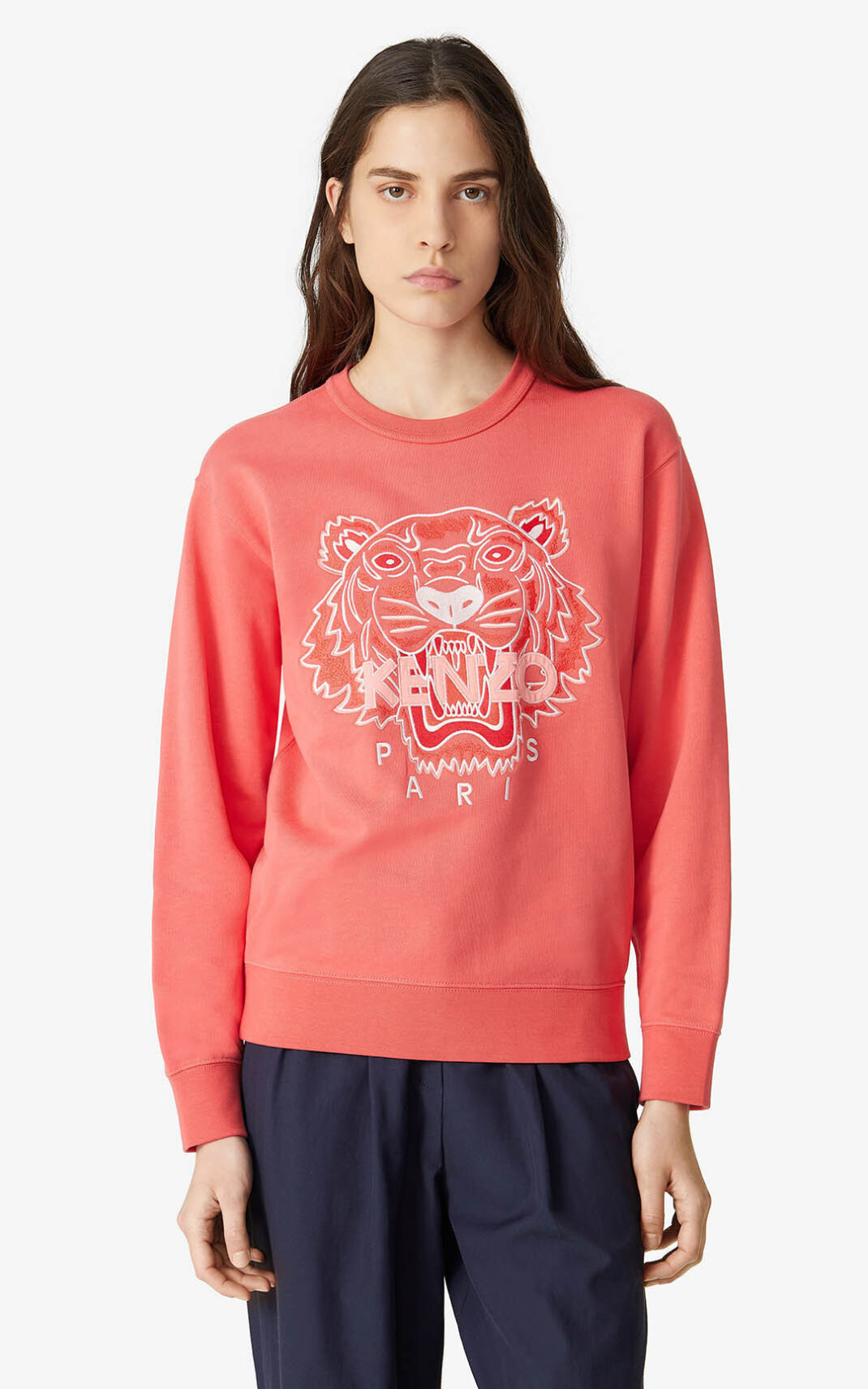 Kenzo Tiger Melegítő Felső Női Piros | ID.663039